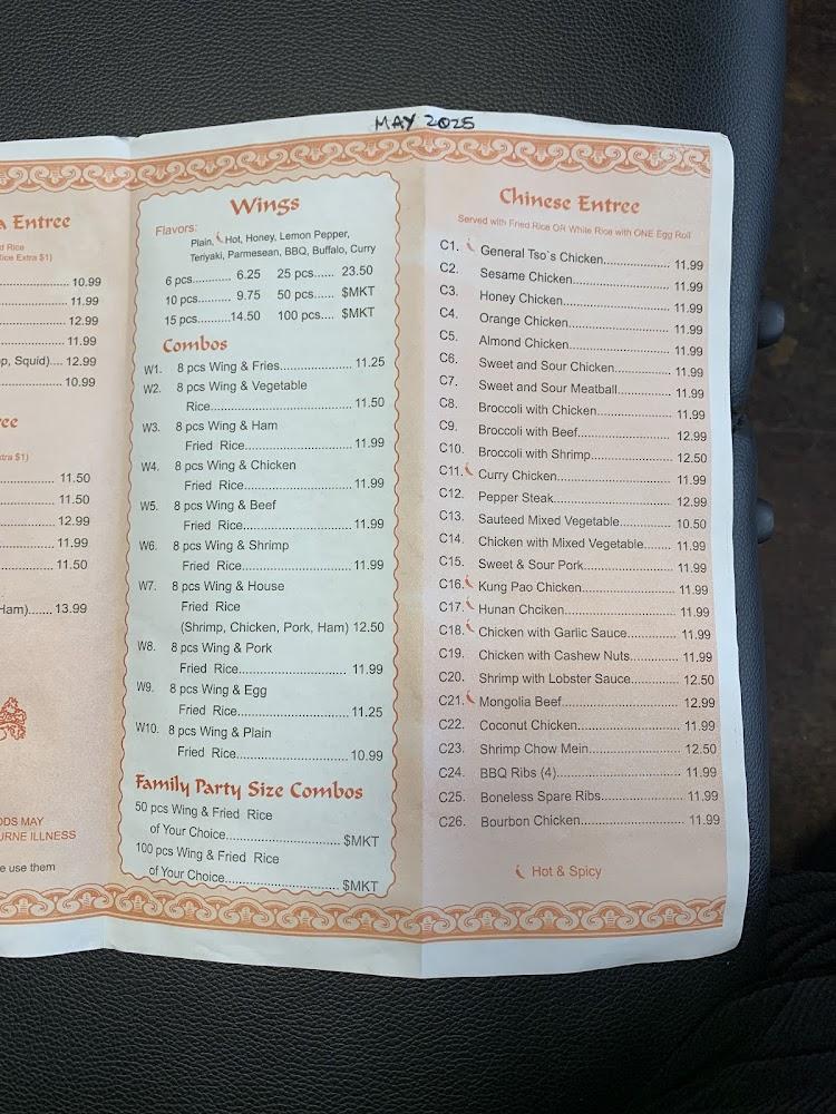 Ming House Express Restaurant Chicken Wings (8)